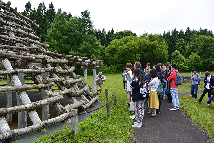 Visiting Jomon Archeological Site