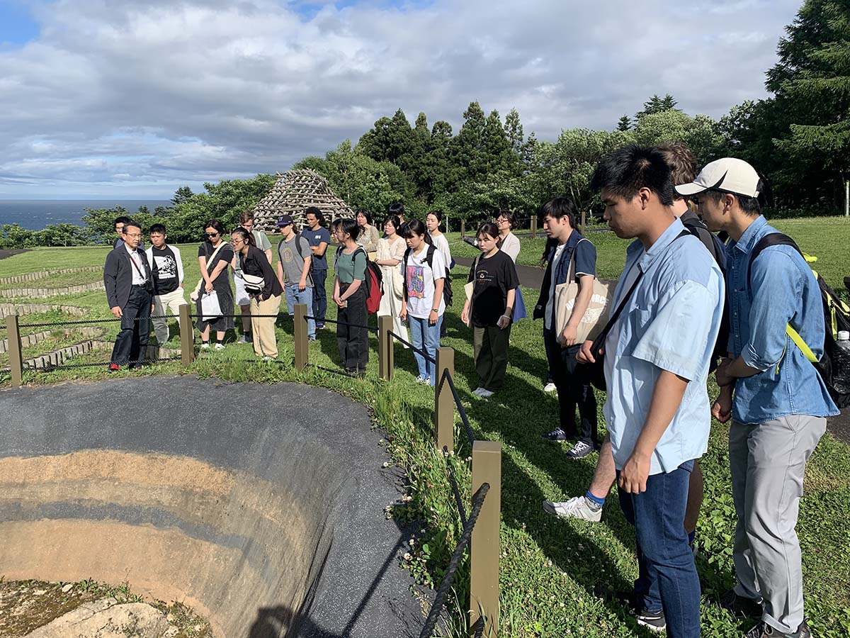 Visiting Jomon Archeological Site